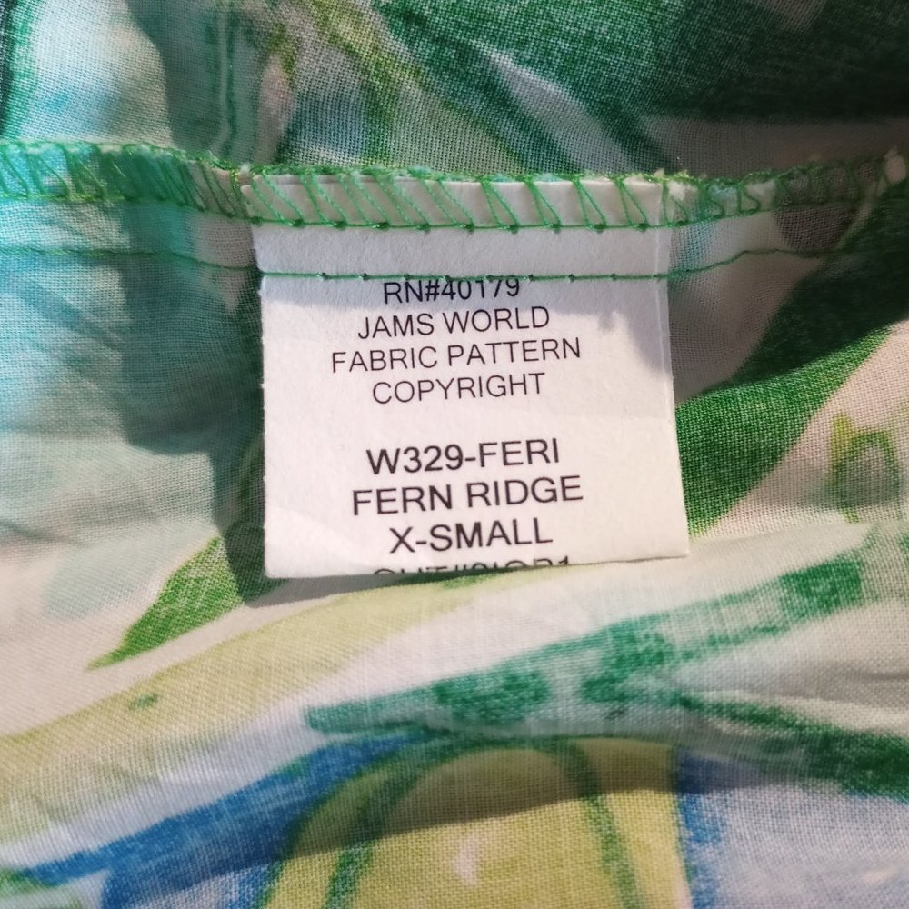 New with Tags Jams World Hattie Dress, Size XS, Fern Ridge Pattern - Picture 9 of 10